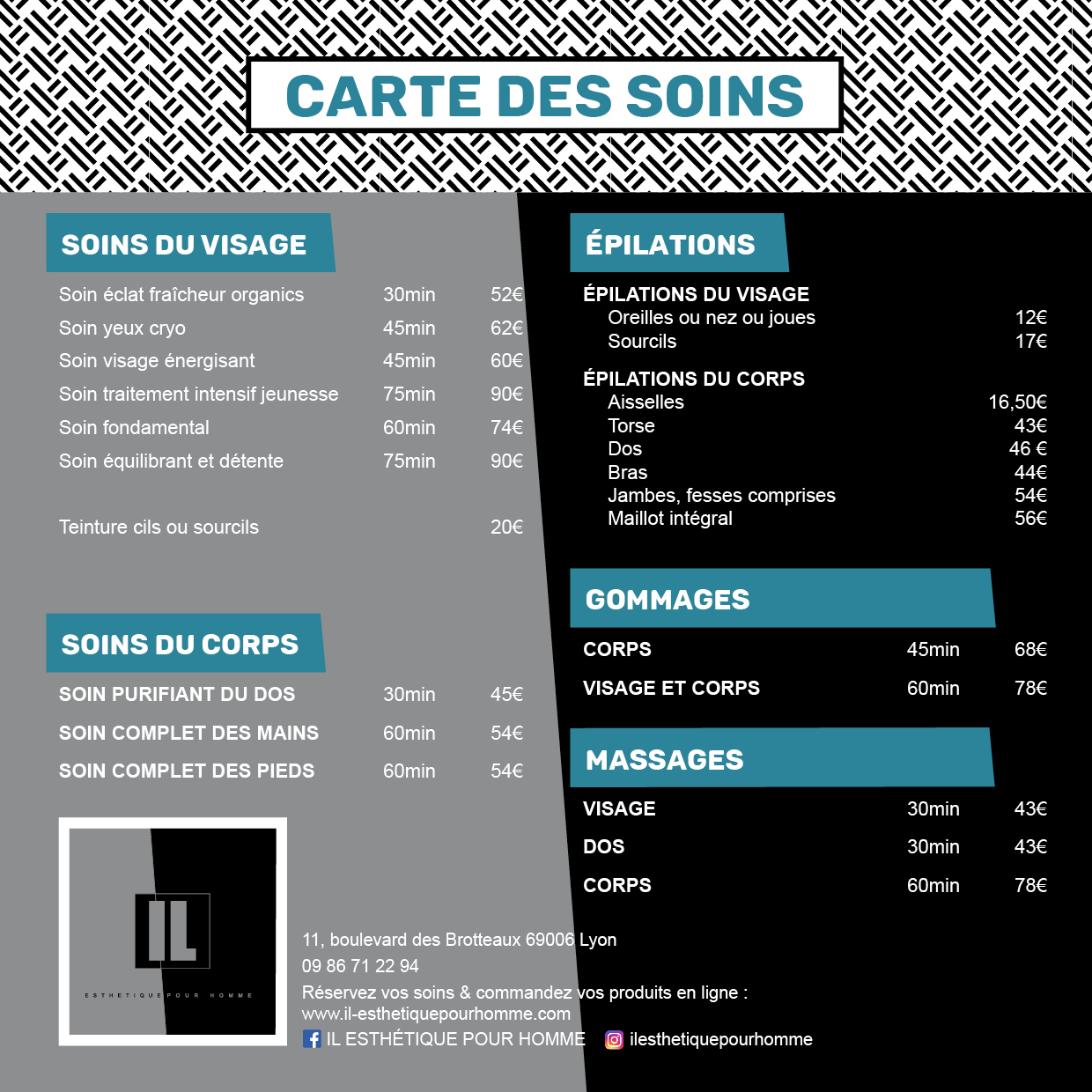 Carte des soins