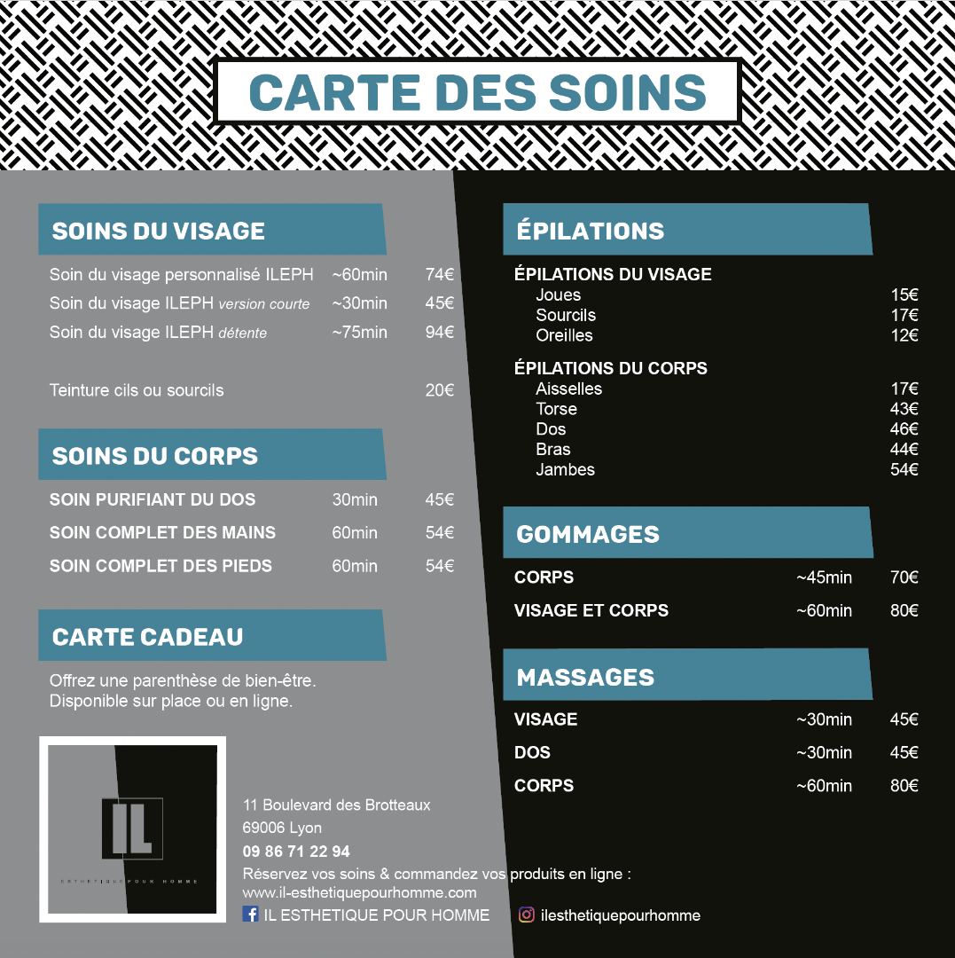 Carte des soins